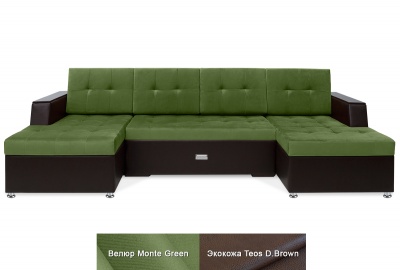 П-образный диван Микеланджело Apple (еврокнижка)